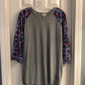 NWOT LuLaRoe Randy Baseball Tee